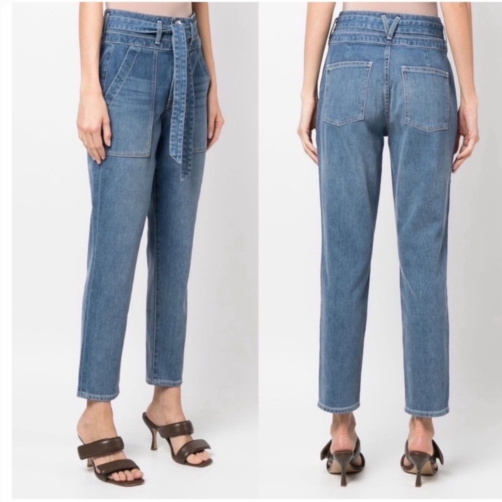 VERONICA BEARD Logan Slim Straight Extra High‎ Rise Jeans Size 26